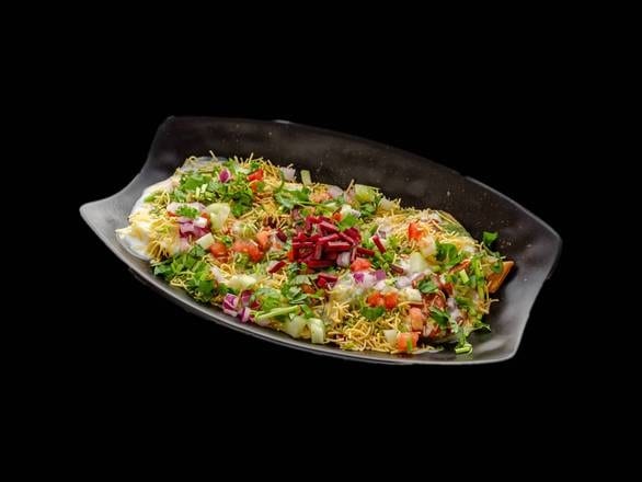 Bombay Style Papadi Chaat.